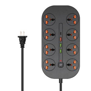 USB PD 20W Fast Charger for Phones Tablets Multiple Universal Outlet Electrical Socket Adapter Extension Cord Power Strip PD 3.0