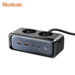 Mcdodo 461/459 Portable EU 70W PD PPS Power Cube Socket 6 Outlets 4 USB Charging Port + 2 AC Indoor Travel Strip with 1.5M Cord